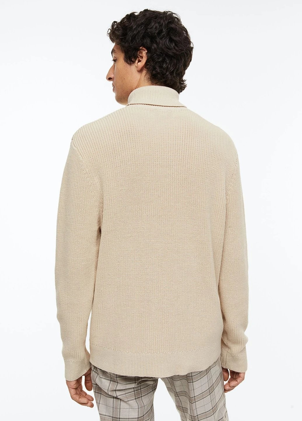 Світло-бежевий зимовий светр H&M