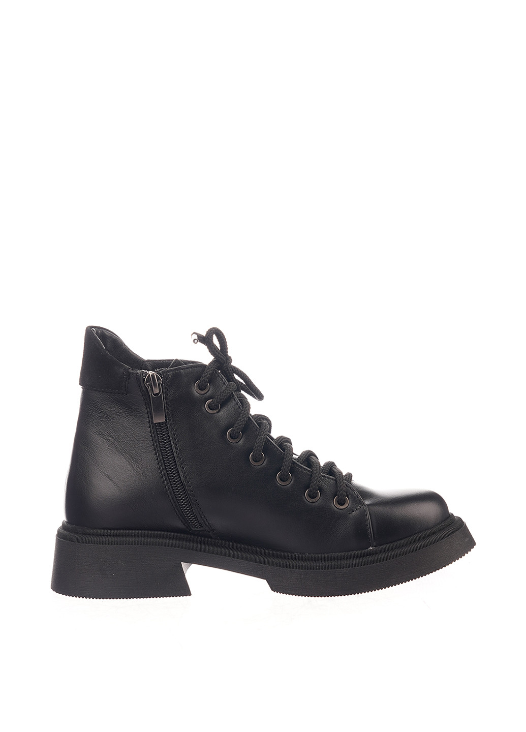 Осенние ботинки Bizoni со шнуровкой из натуральной замши