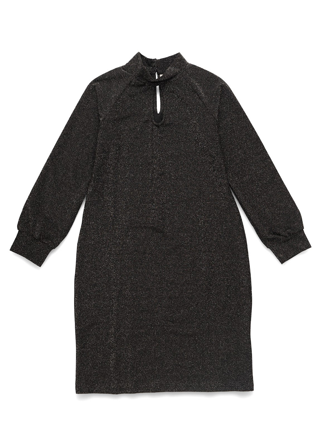 Черное кэжуал платье а-силуэт Dranella однотонное