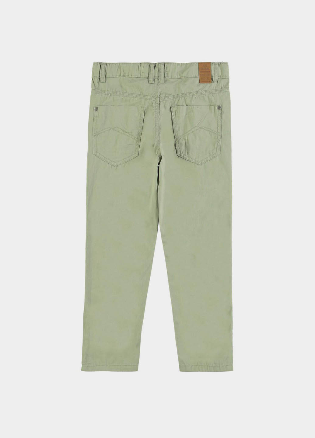 Оливковые демисезонные прямые джинсы Piazza Italia