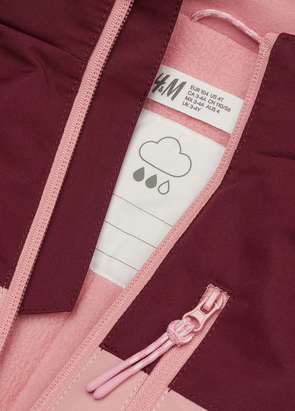 Рожева демісезонна куртка H&M