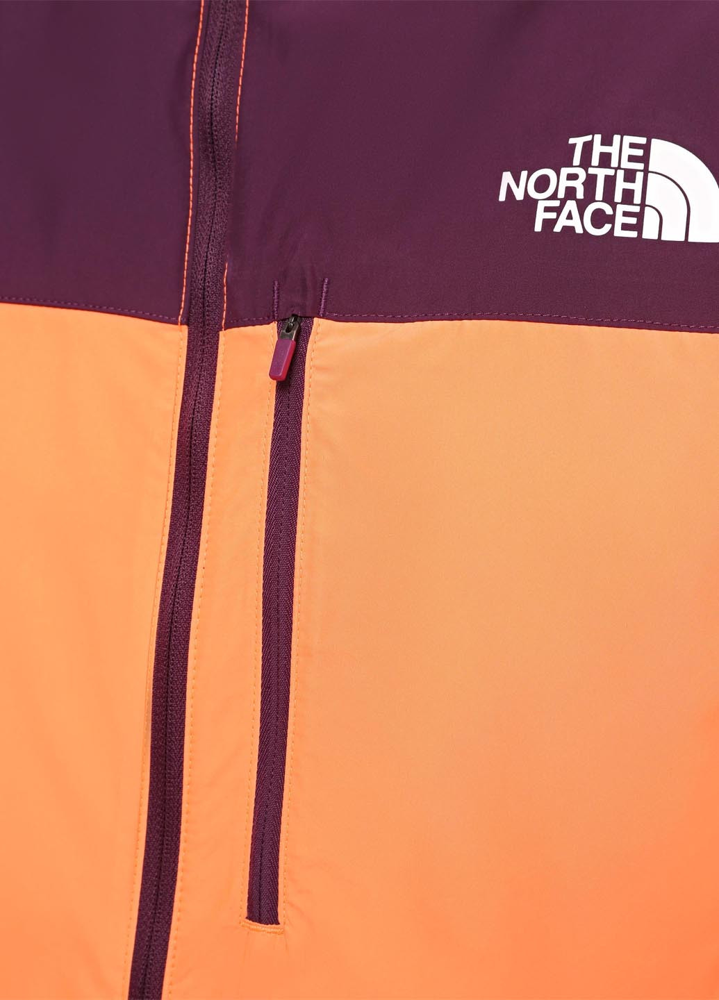 Помаранчева демісезонна вітровка The North Face