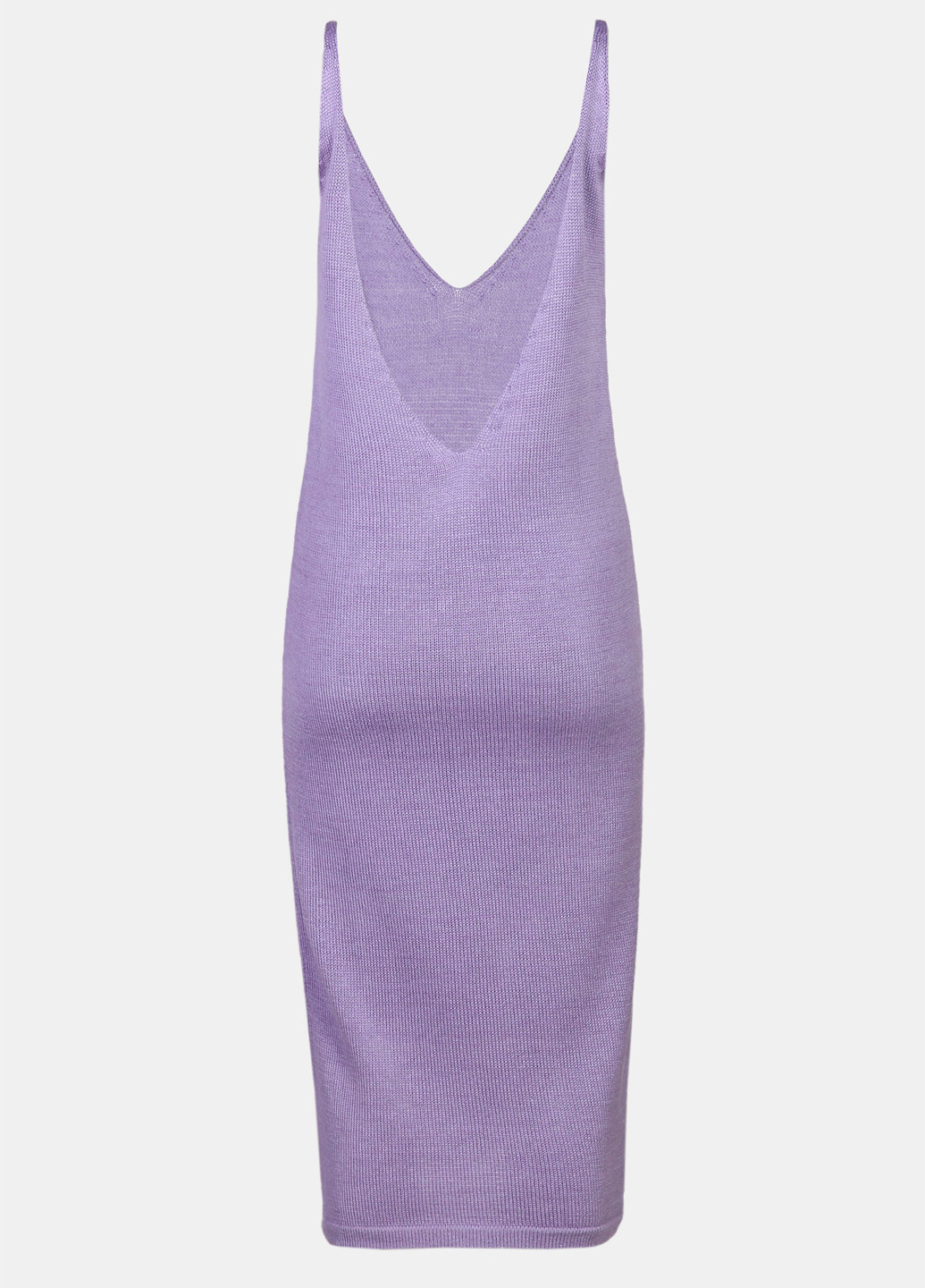 Лілова кежуал сукня з відкритою спиною, силуетна WKMF однотонна