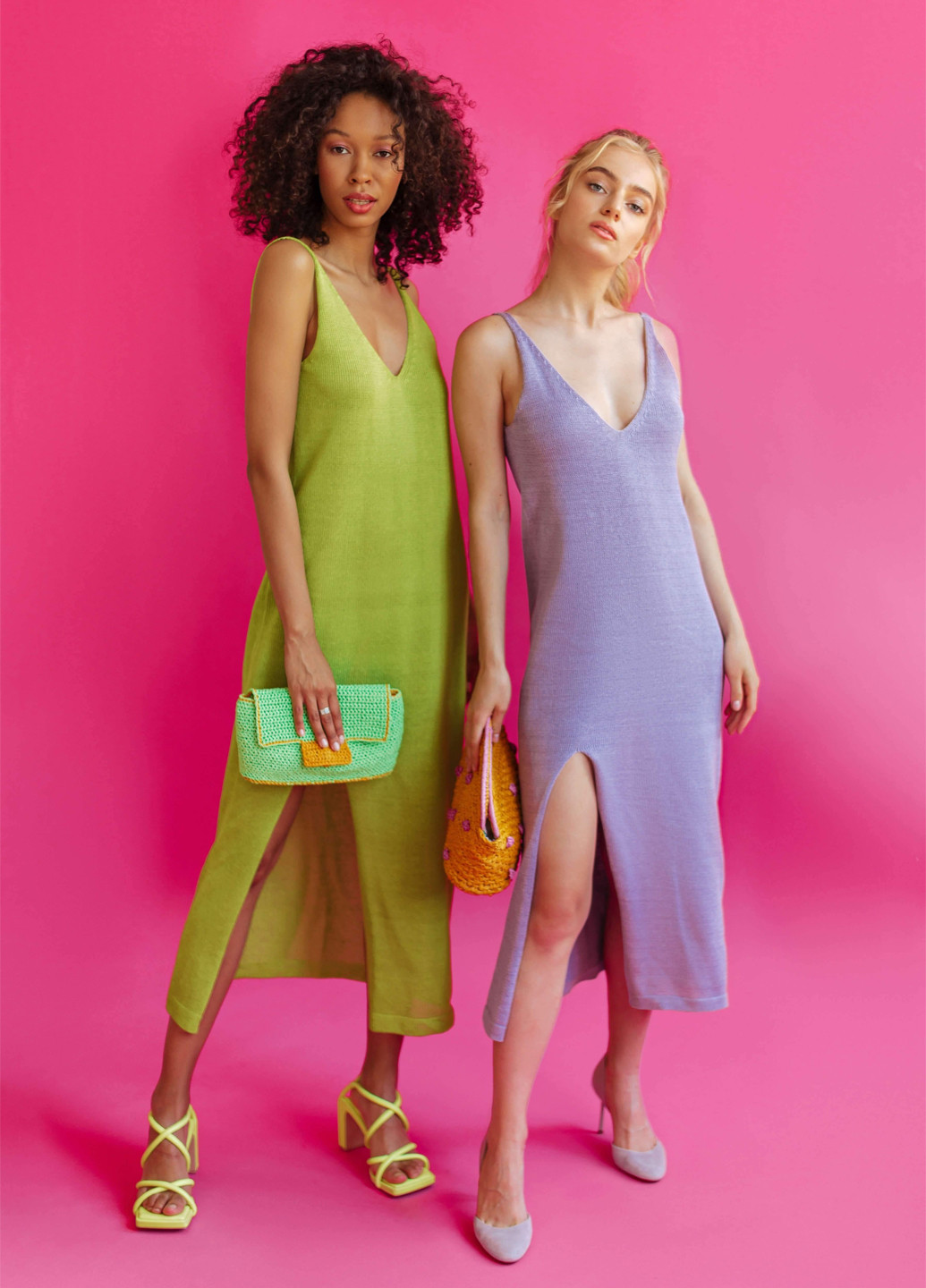 Лілова кежуал сукня з відкритою спиною, силуетна WKMF однотонна