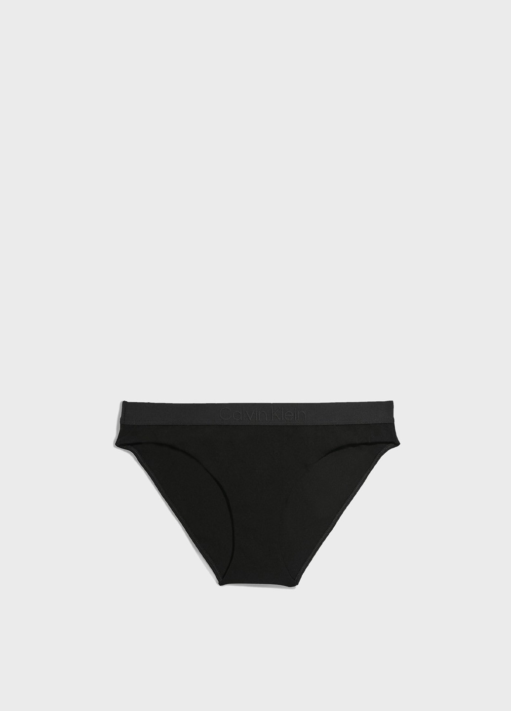 Черные купальные трусики с логотипом Calvin Klein