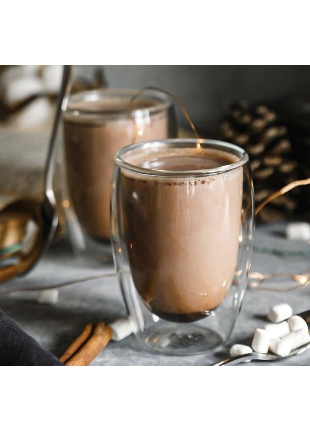 Склянка з подвійним дном Гейша 16780-3 400 мл Olens (253610522)