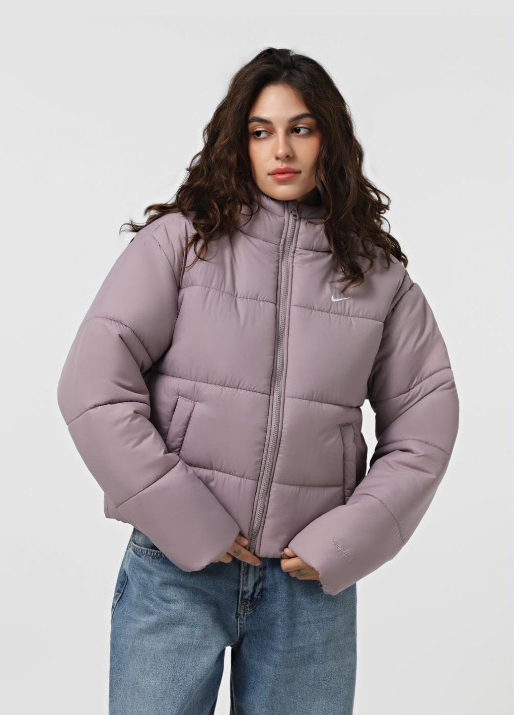 Сиреневая демисезонная куртка fz5899-226 Nike W NSW TF SYNFL NK CLSC PFR