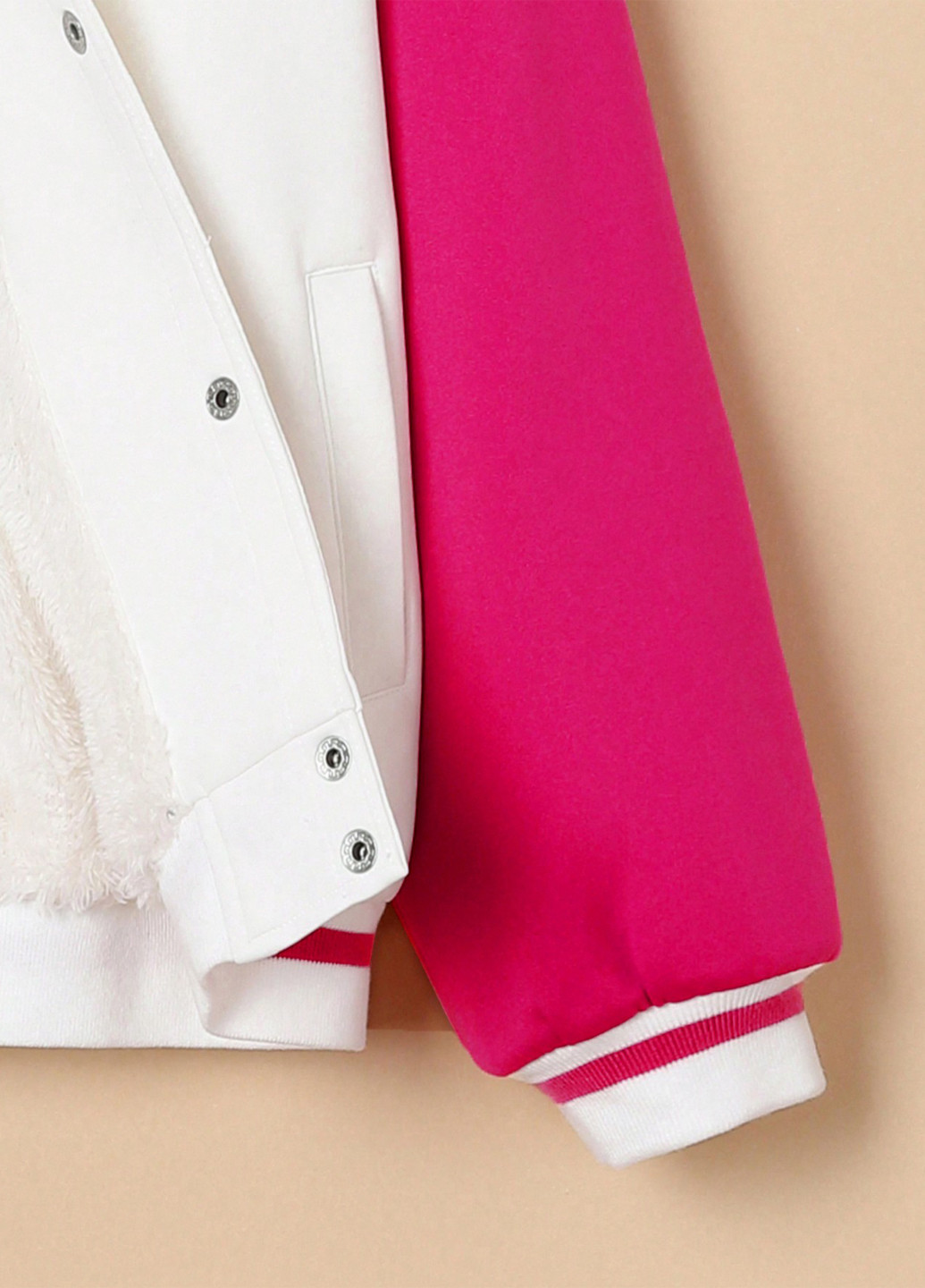 Бомбер SHEIN на кнопках (365438100)