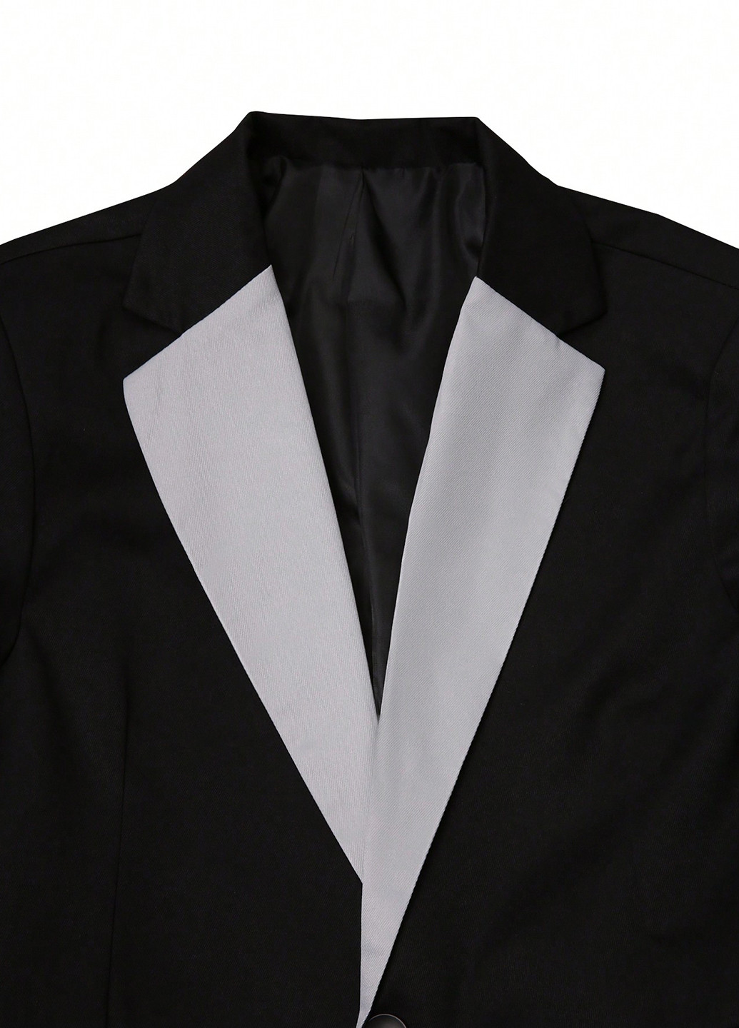 Комбінований демісезонний костюм (піджак, жилет, штани) брючний, трійка SHEIN