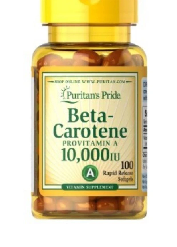 Бета-каротин Puritan's Pride Beta-Carotene (10,000 IU) 100 Softgels Puritans Pride (255022756)