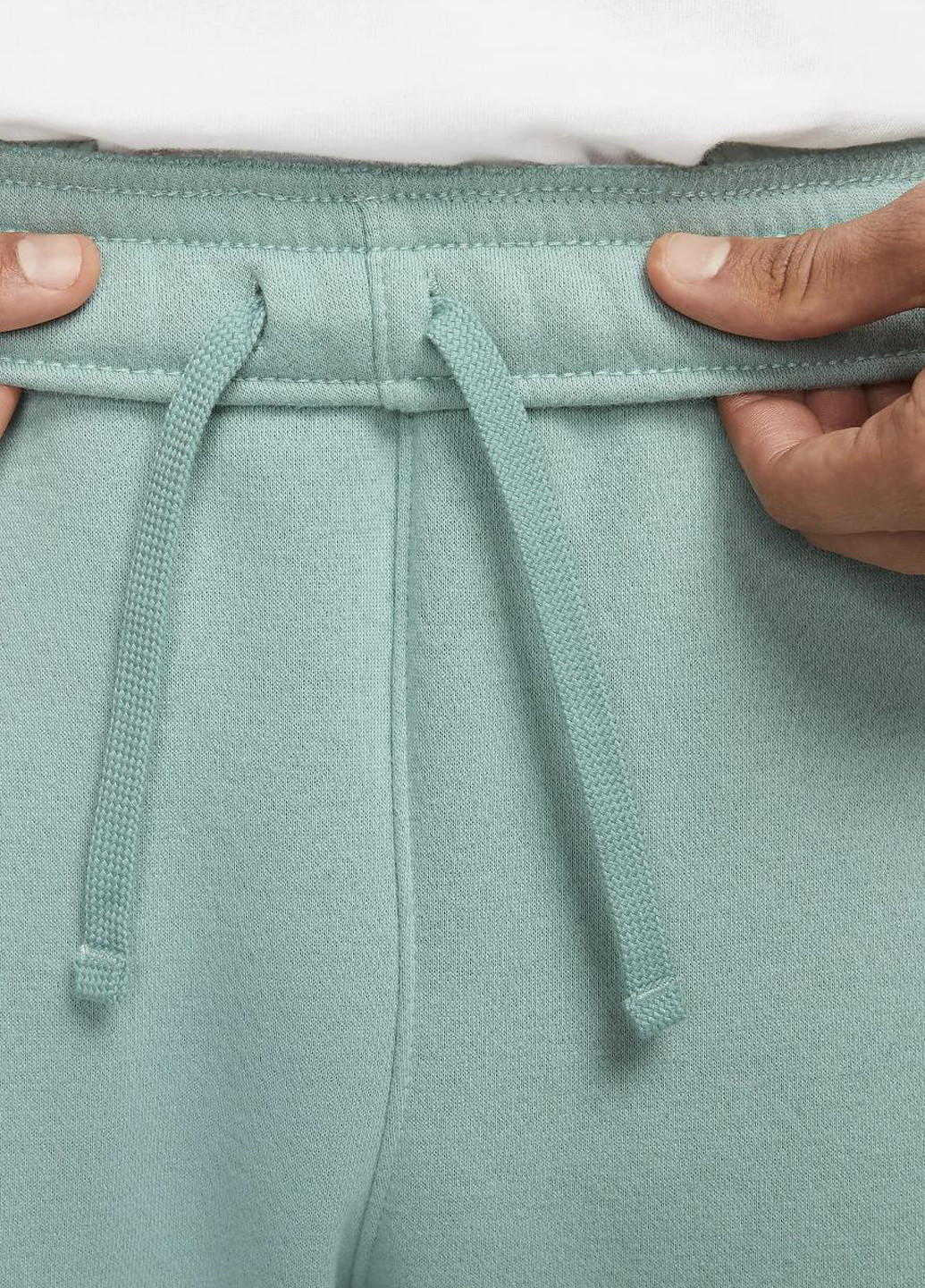 Мятные спортивные демисезонные прямые брюки Nike