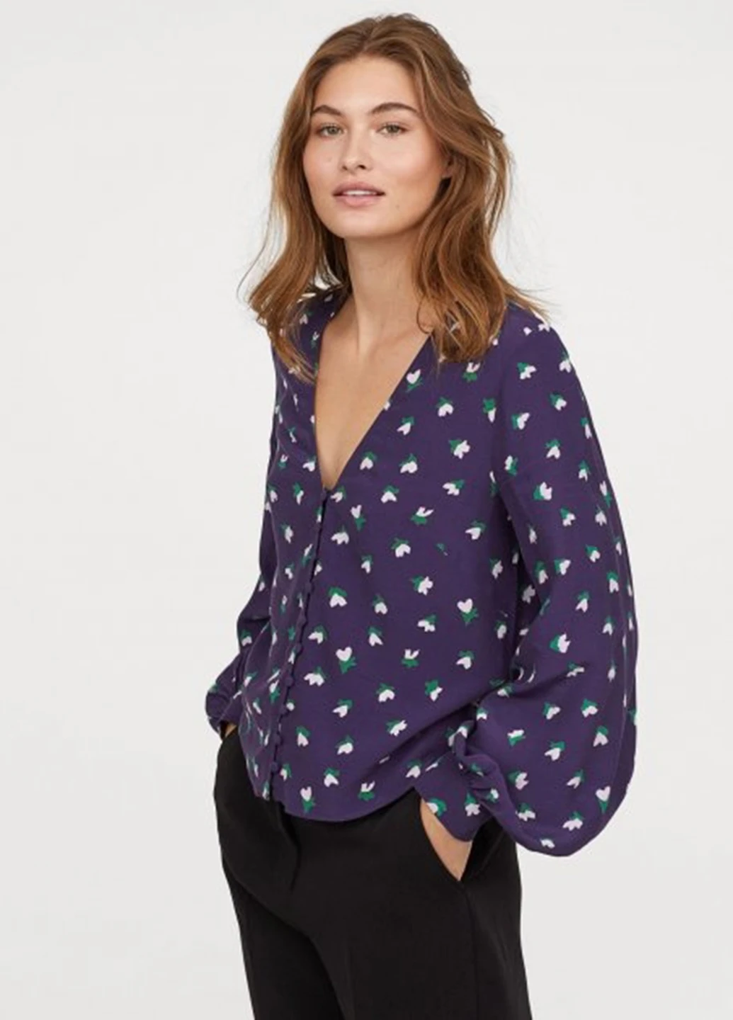 Індиго блузка H&M