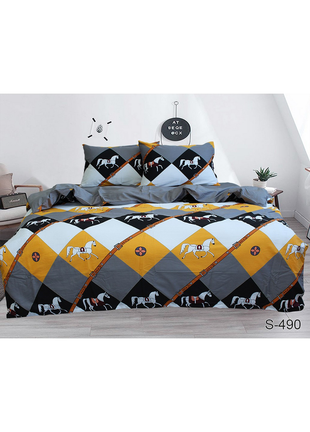 Евро комплект постельного белья ТМ TAG (252257126)