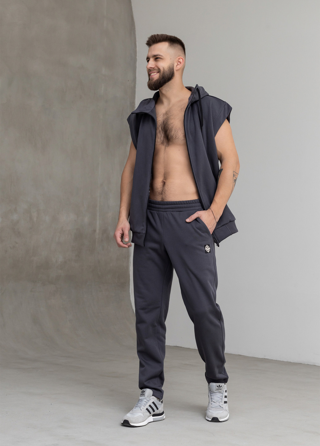 Теплі чоловічі прямі штани TOTALFIT (303023588)