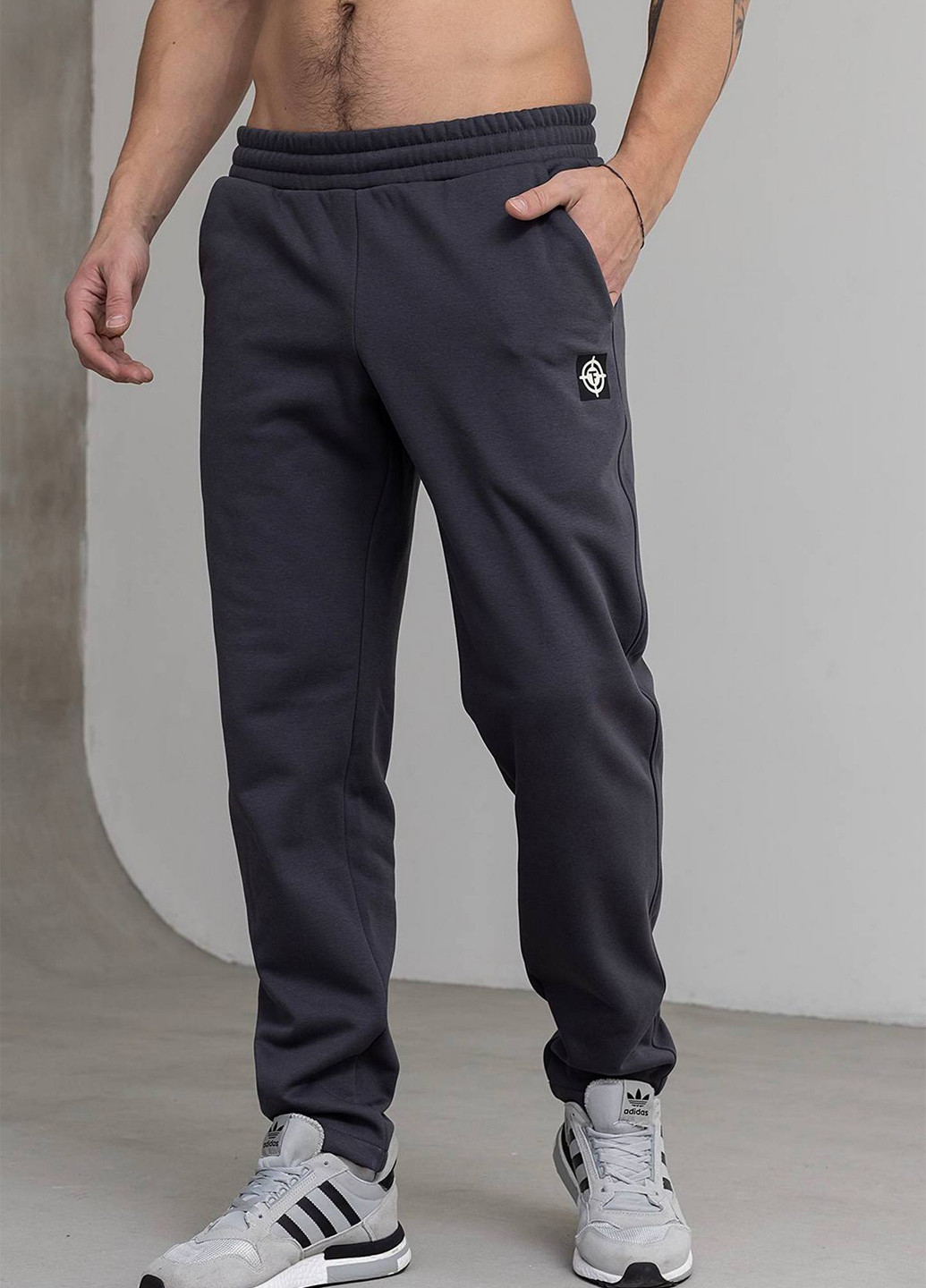 Теплі чоловічі прямі штани TOTALFIT (303023588)