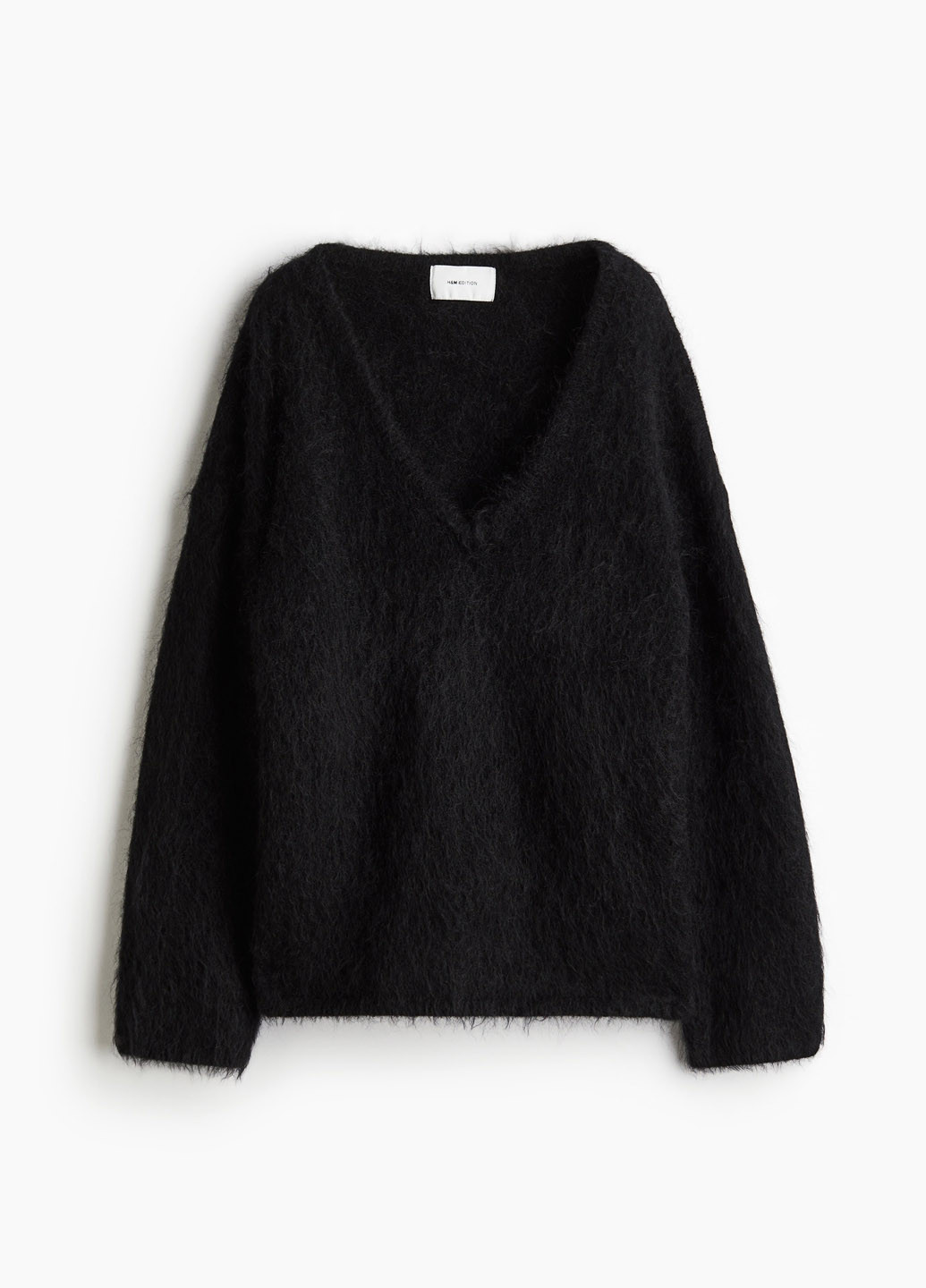 Черный зимний пуловер пуловер H&M