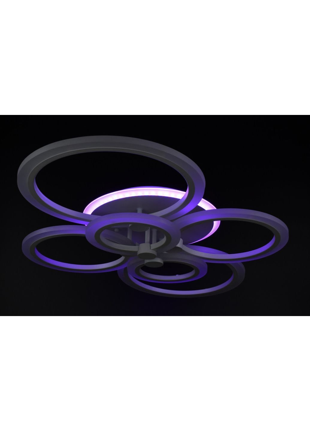 Люстра стельова LED з пультом A2374/6-RGB-wh Білий 11х57х77 див. Sunnysky (253527841)