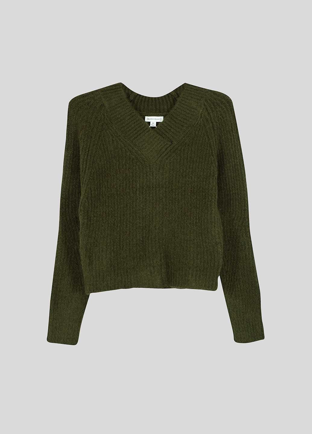 Зеленый демисезонный пуловер пуловер Warehouse