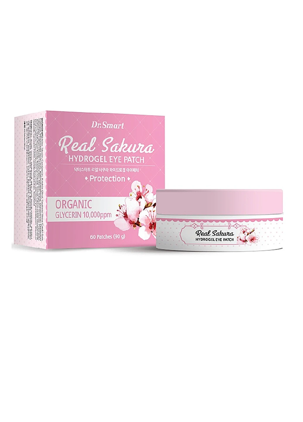 Патчі для очей із екстрактом квітів сакури Dr. Smart Real Sakura Hydrogel Eye Patch 60 шт Mirfeel (252649418)