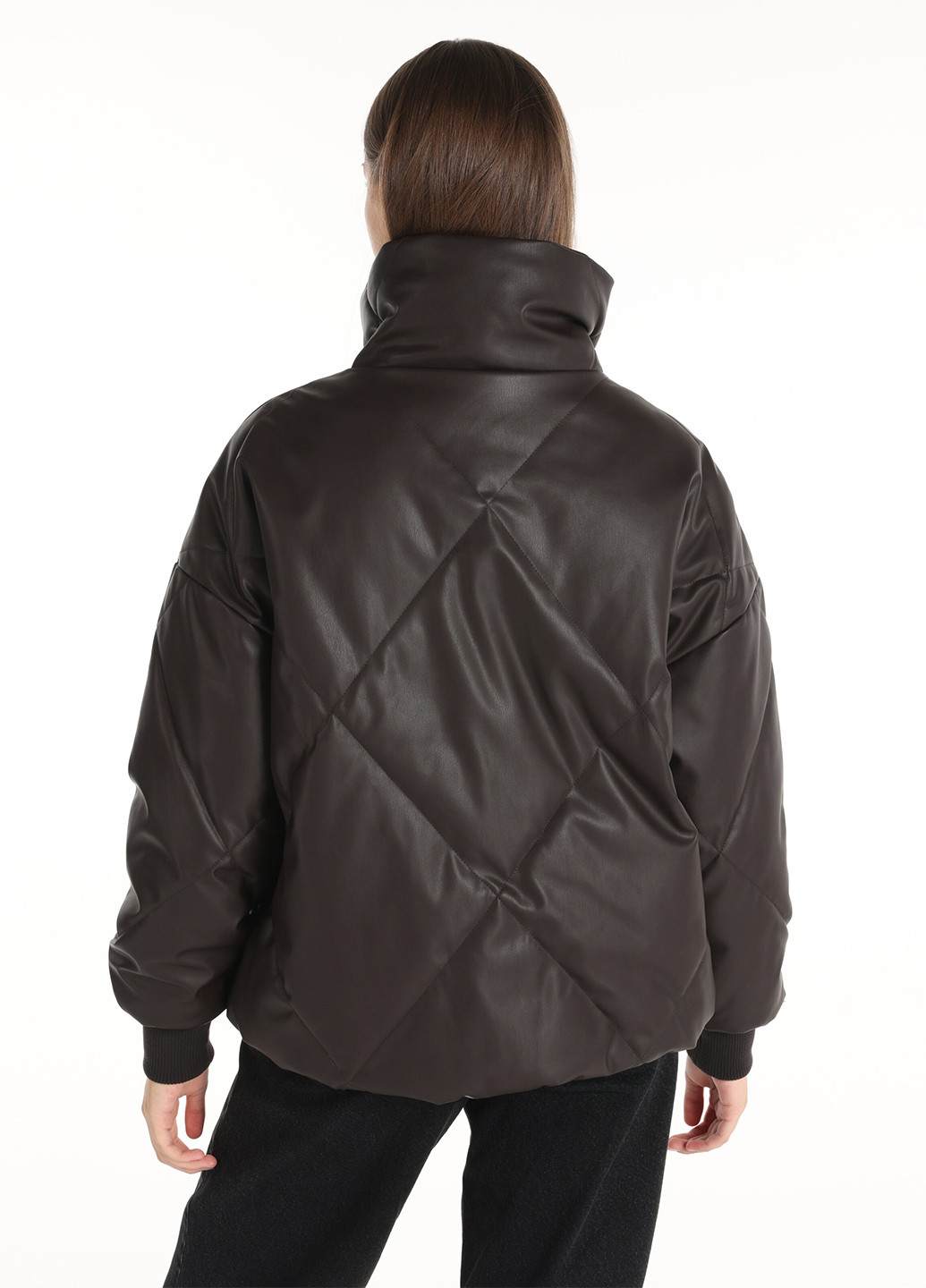 Темно-коричнева демісезонна куртка Colin's