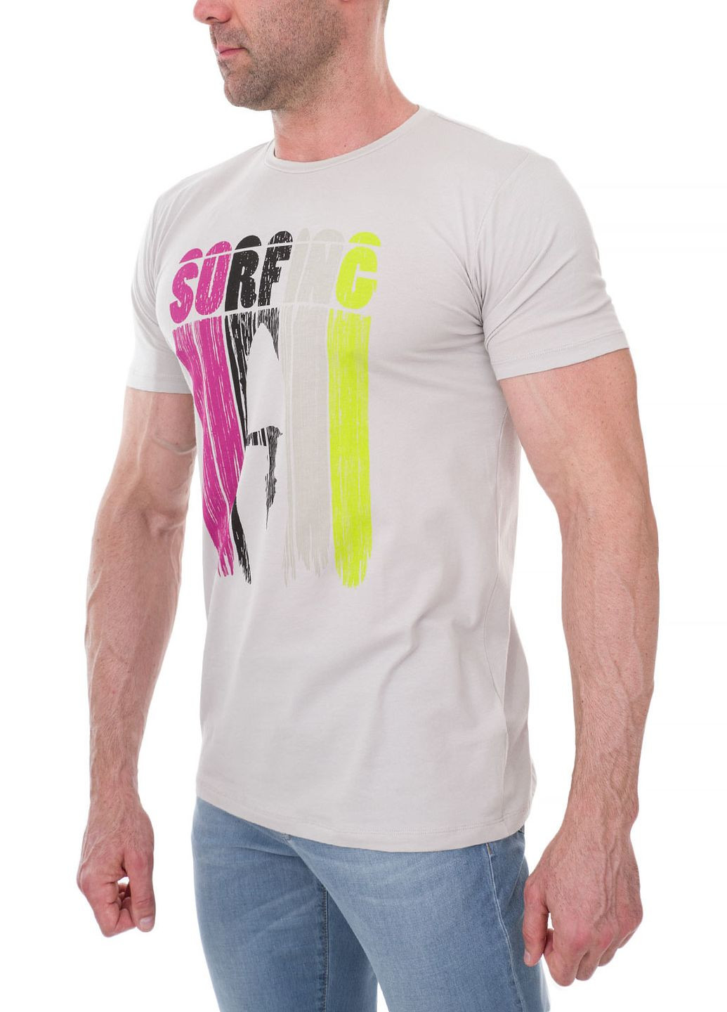 Серая футболка Trussardi Jeans