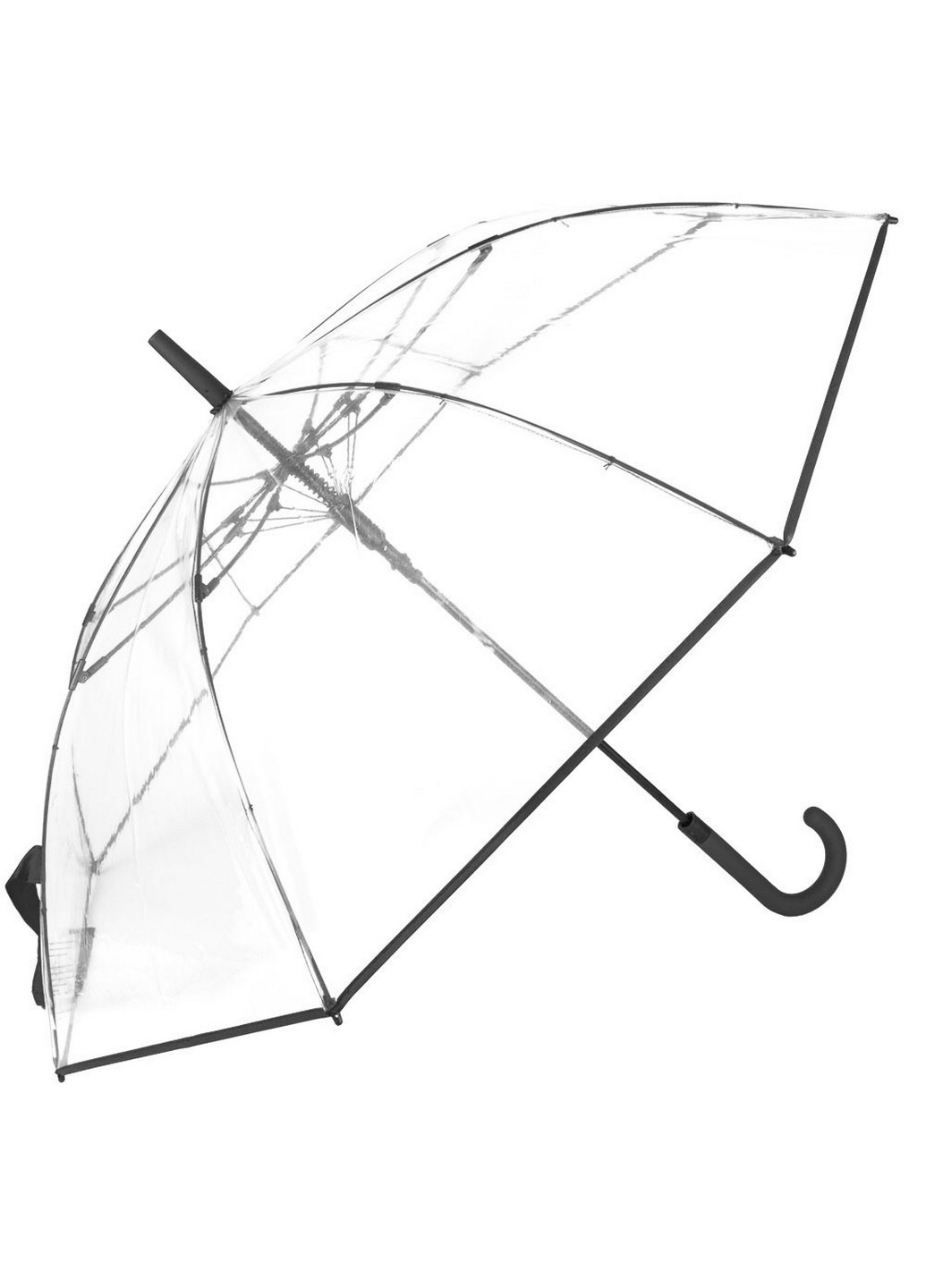 Бесцветный зонт-трость женский полуавтомат 105 см FARE (255375602)