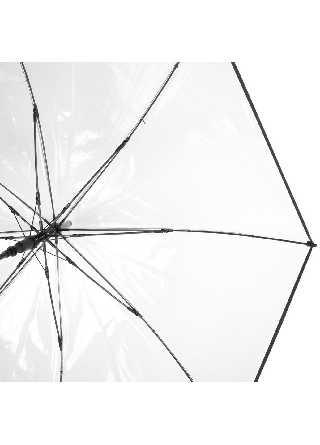 Бесцветный зонт-трость женский полуавтомат 105 см FARE (255375602)