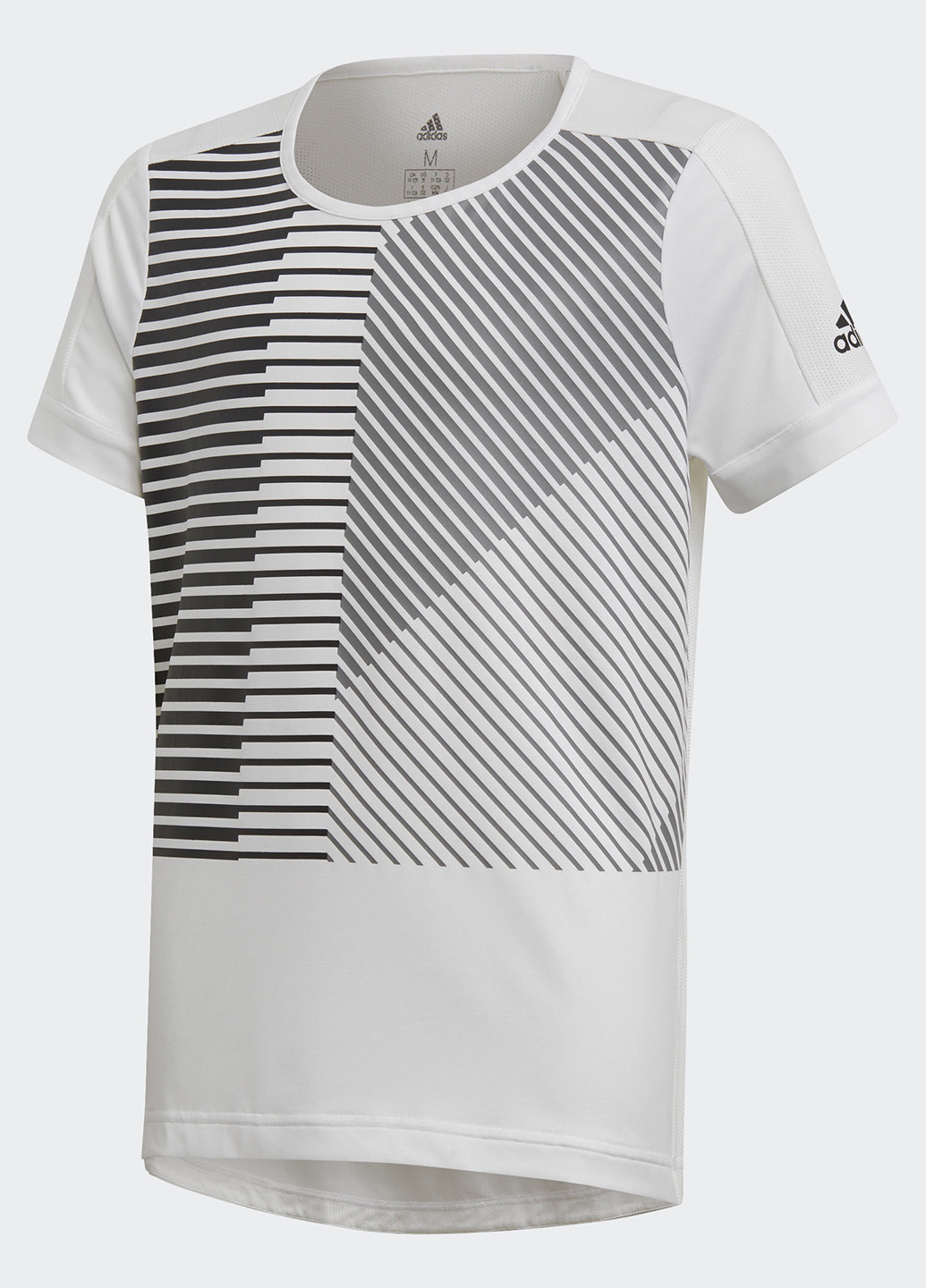 Белая демисезонная футболка с коротким рукавом adidas
