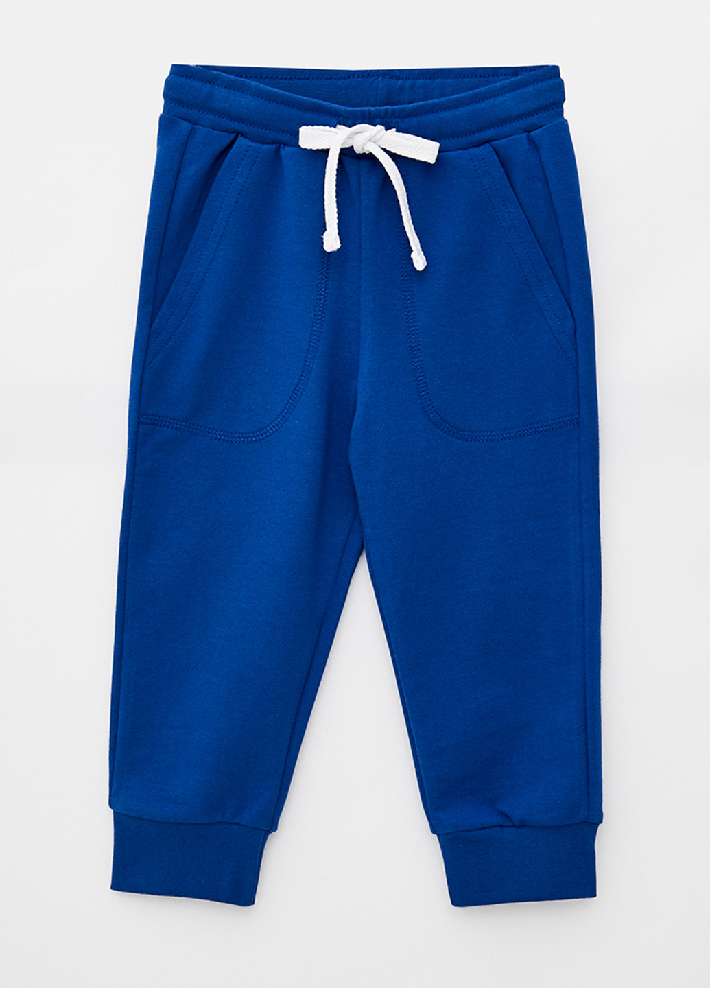 Темно-синие спортивные демисезонные брюки джоггеры Роза