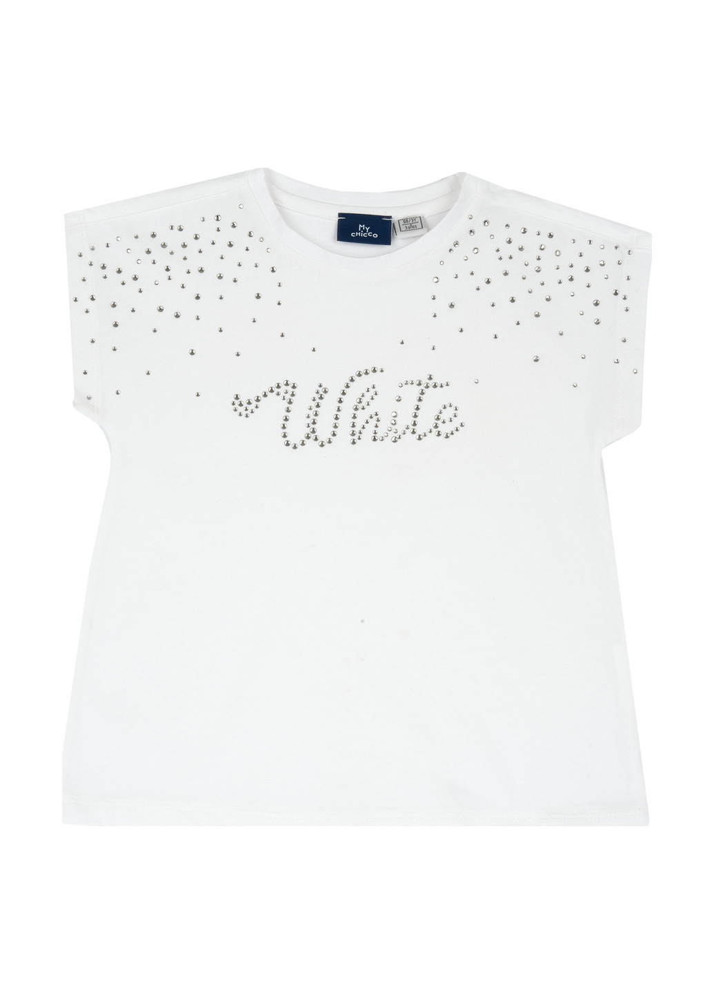 Белая летняя футболка Chicco
