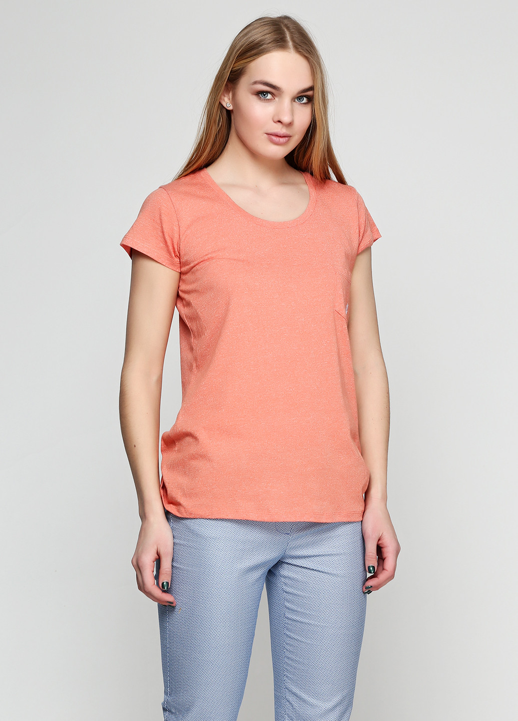 Оранжевая летняя футболка Element