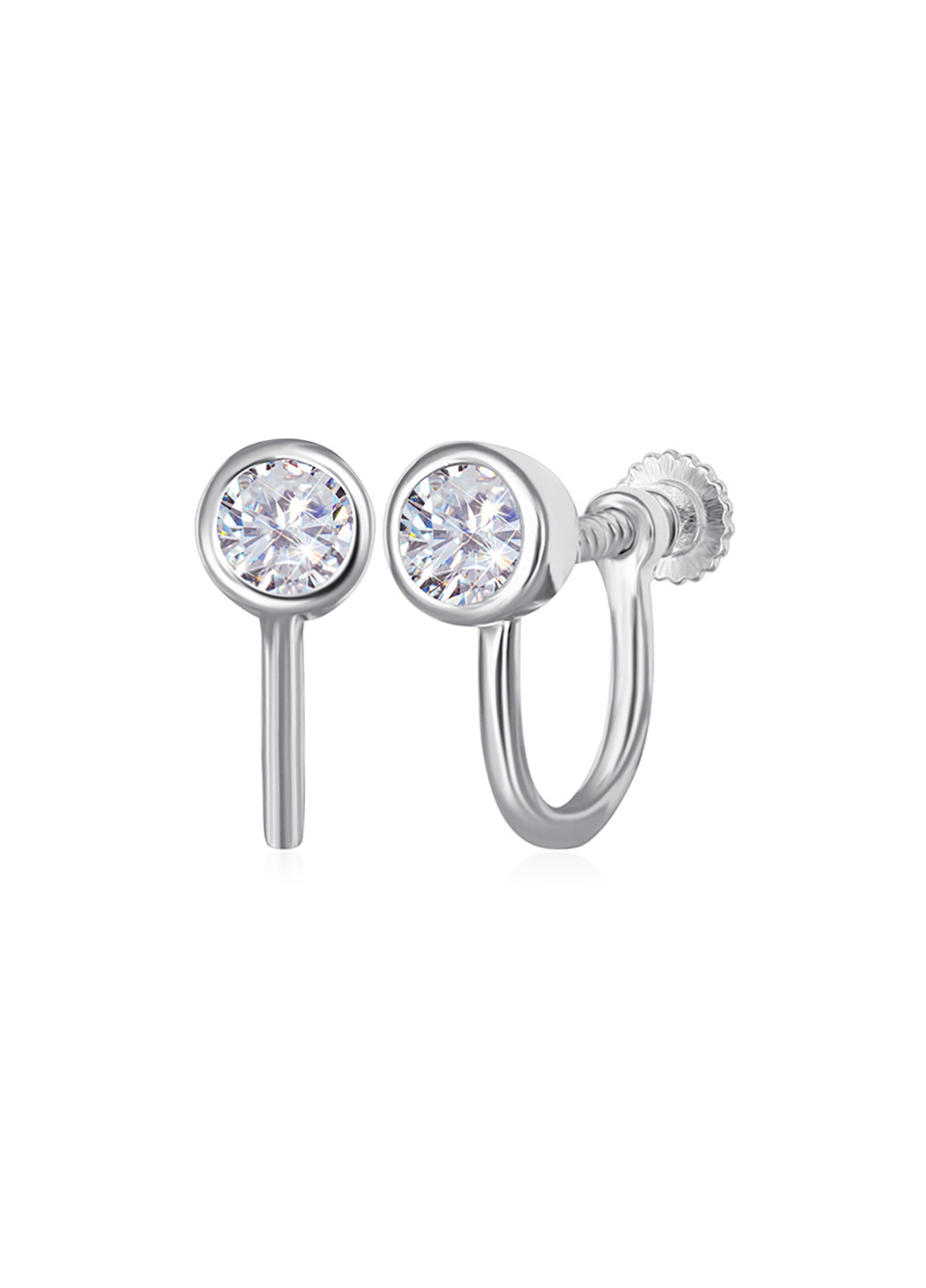 Серебряные серьги с фианитами с2ф/842 Silvex925 (201169465)