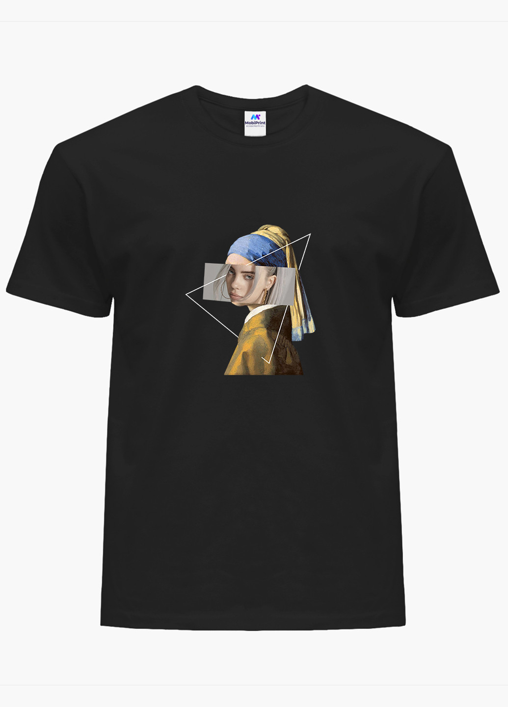 Чорна демісезон футболка жіноча біллі айлиш ренесанс (billie eilish renaissance) (8976-1206) xxl MobiPrint