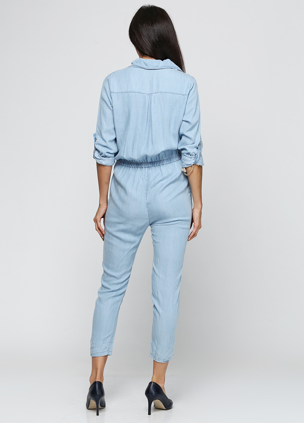 Комбінезон Italy Moda комбінезон-брюки блакитний кежуал