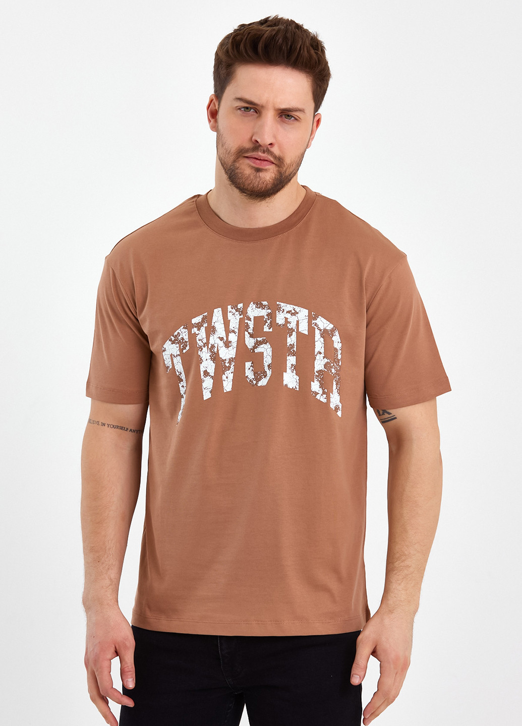 Темно-бежева футболка Trend Collection