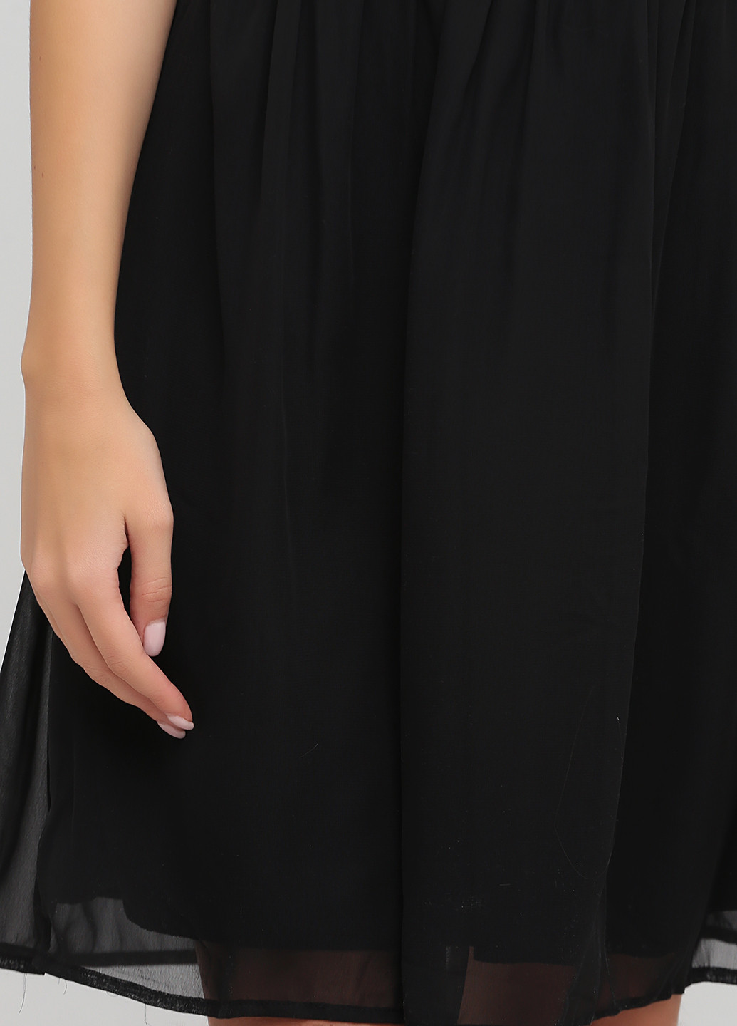 Чорна коктейльна плаття, сукня з відкритою спиною Francesca's однотонна