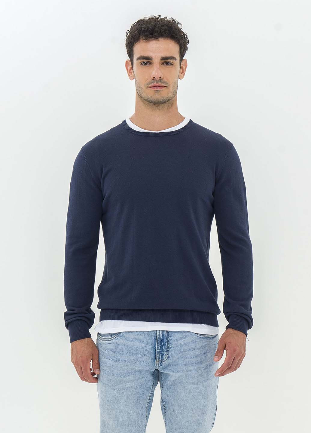 Темно-синій демісезонний джемпер джемпер Piazza Italia