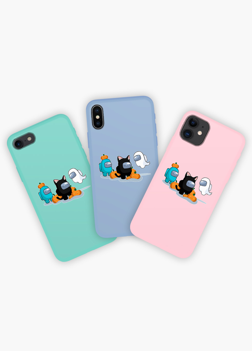 Чохол силіконовий Apple Iphone Xs Max Амонг Ас (Among Us) (8226-2420) MobiPrint (219566373)