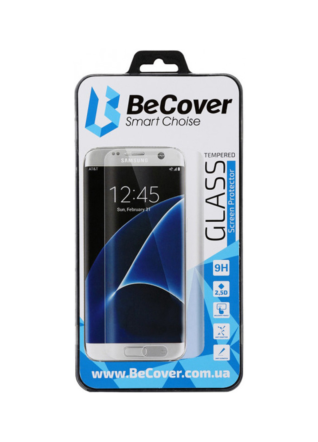 Защитное стекло BeCover для honor 8a black (703670) (140274194)