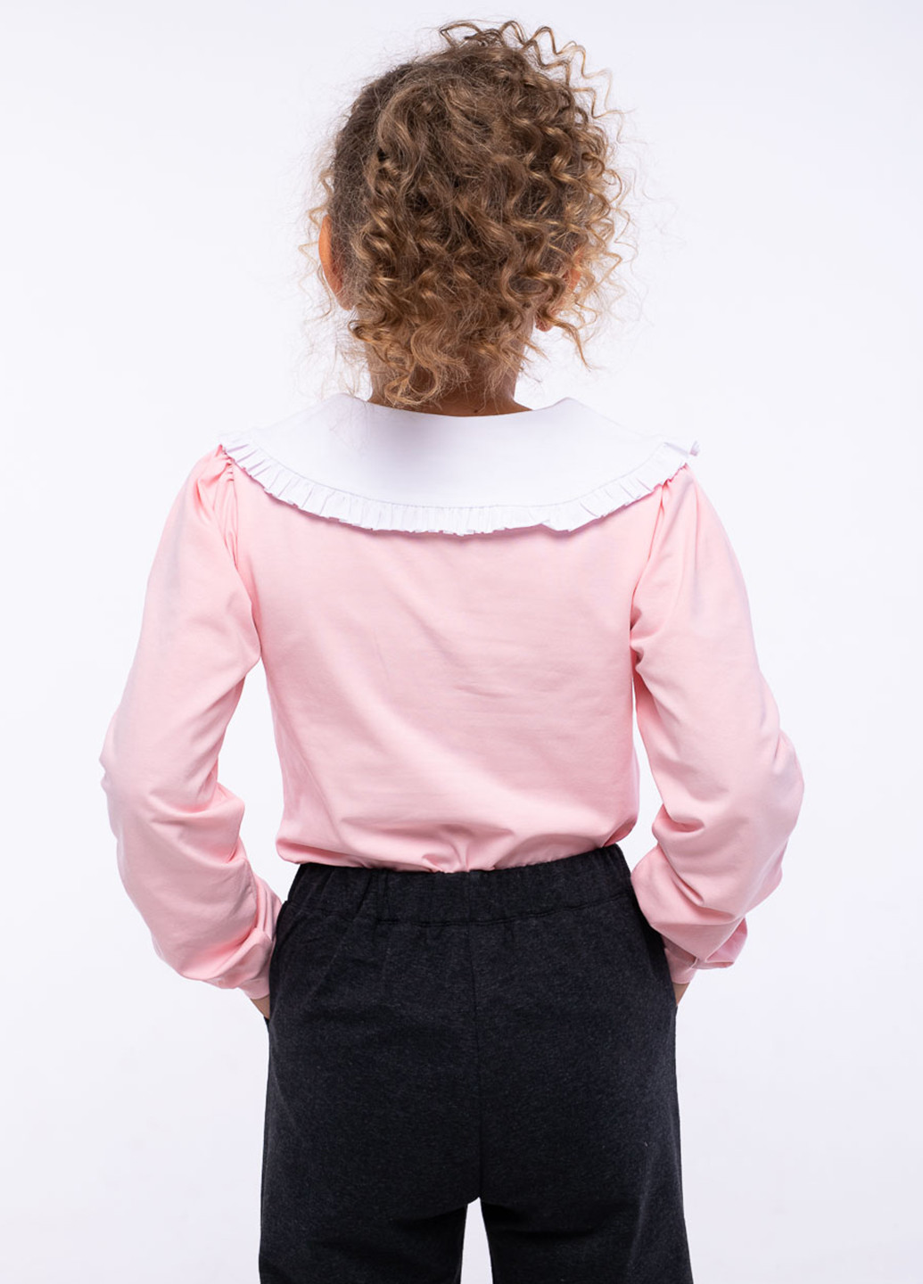 Розовая однотонная блузка Vidoli демисезонная