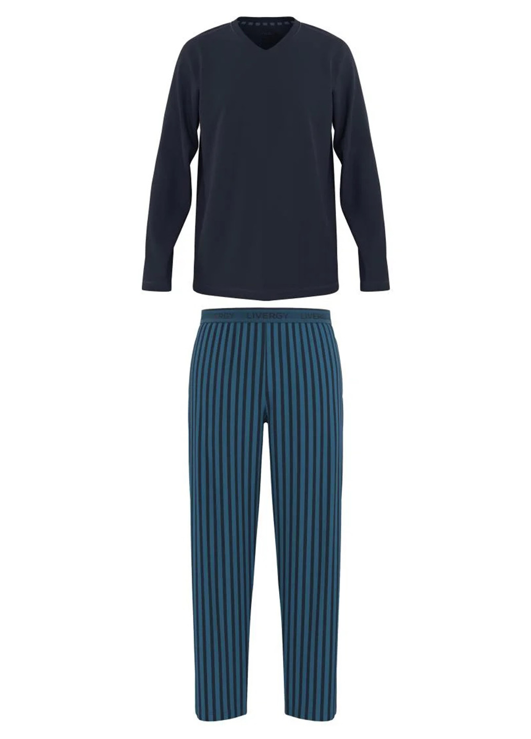 Пижама (лонгслив, брюки) Livergy (365761769)