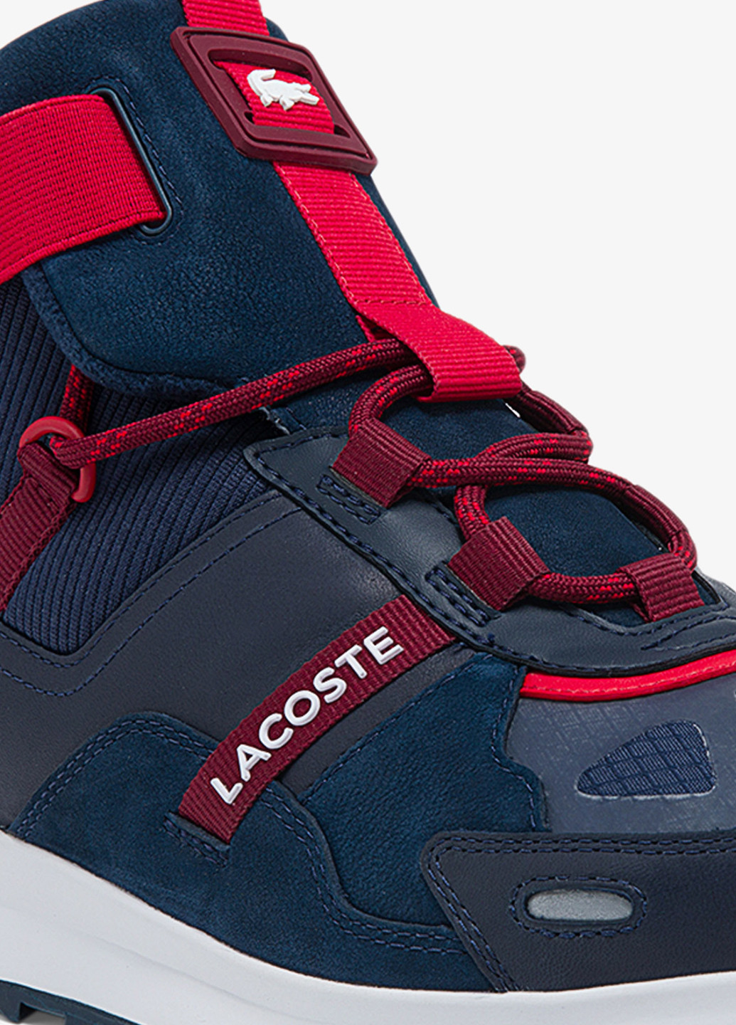 Темно-синие демисезонные кроссовки Lacoste Run Breaker