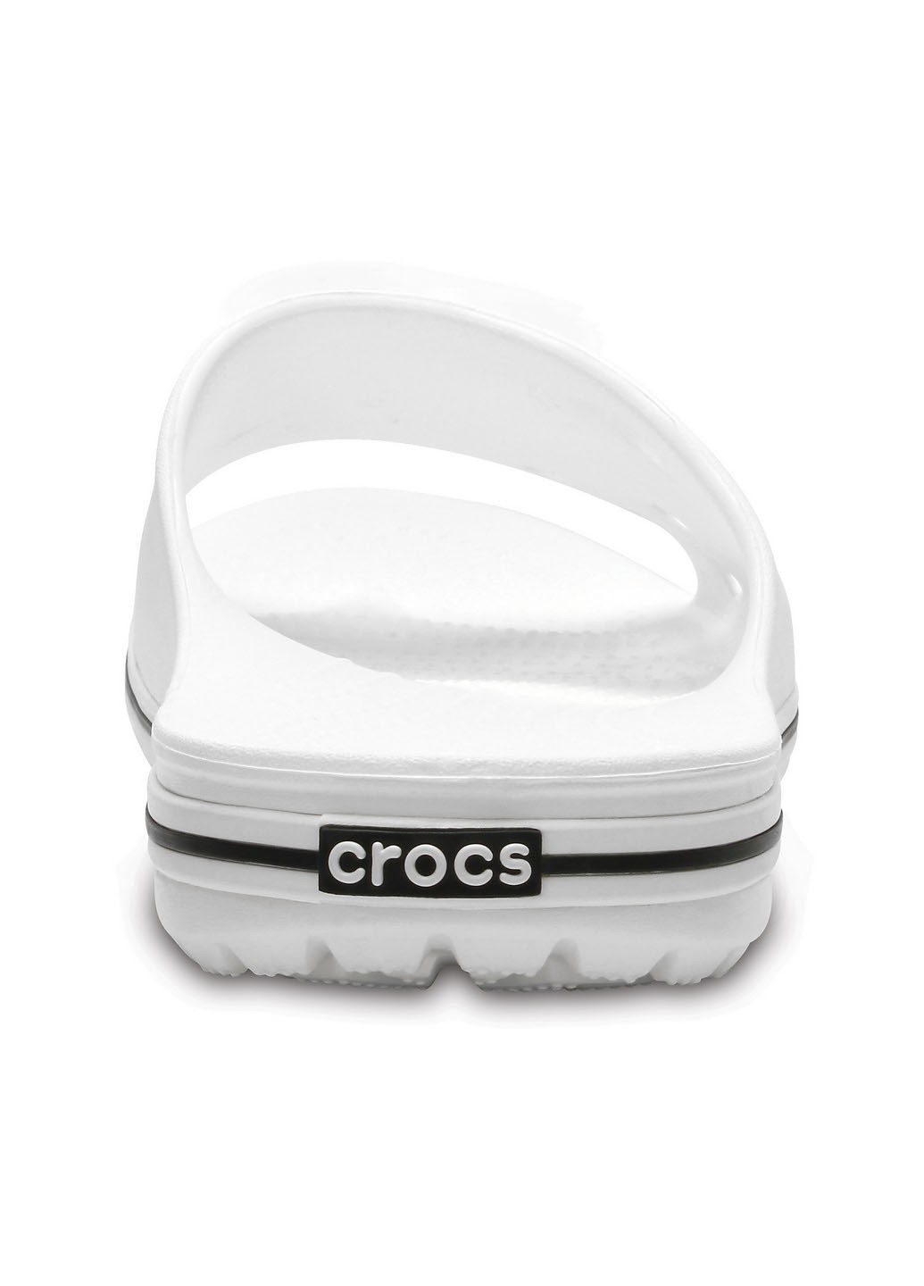 Белые пляжные шлепанцы Crocs