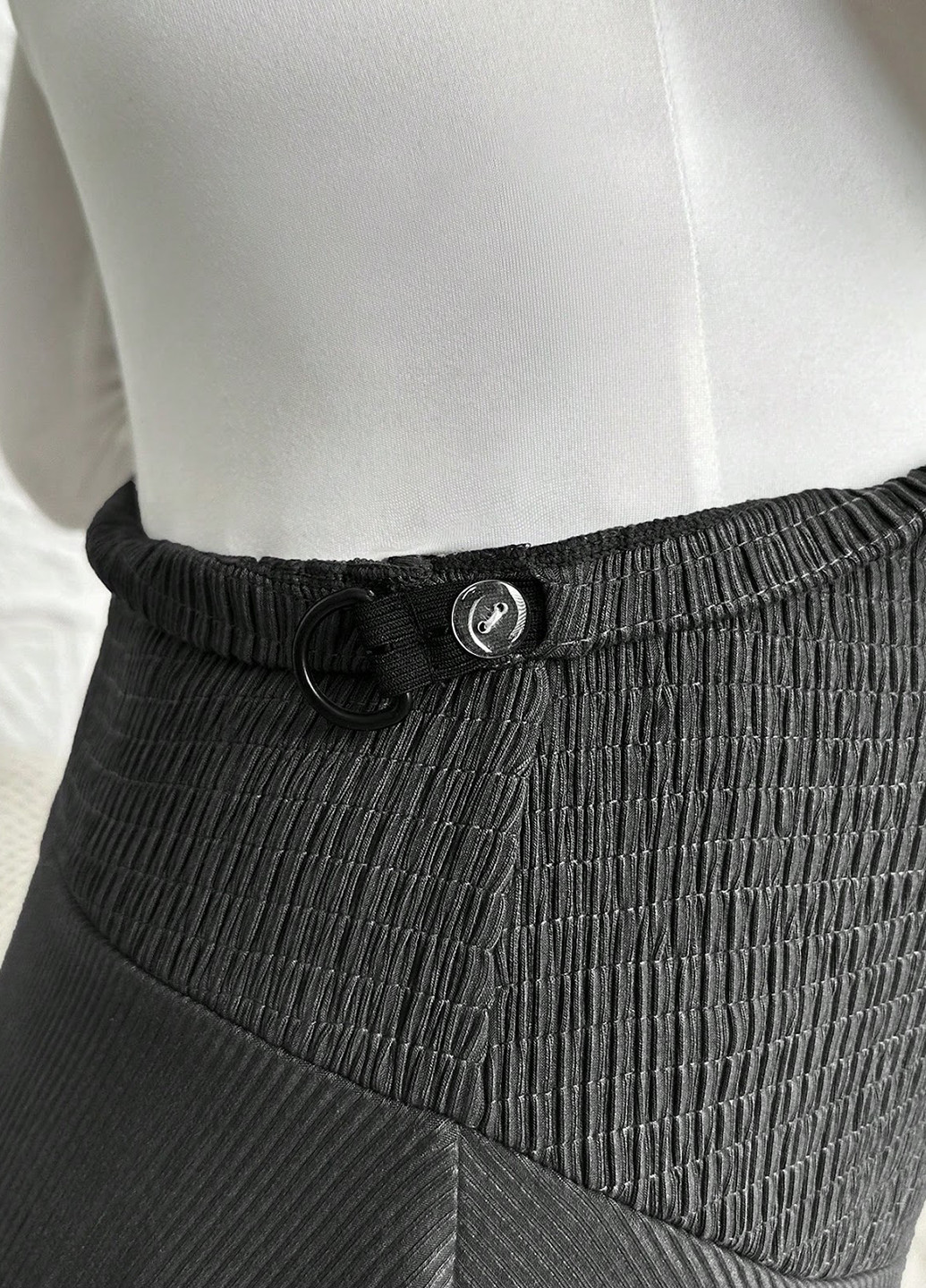 Темно-серые демисезонные леггинсы для беременных SHEIN