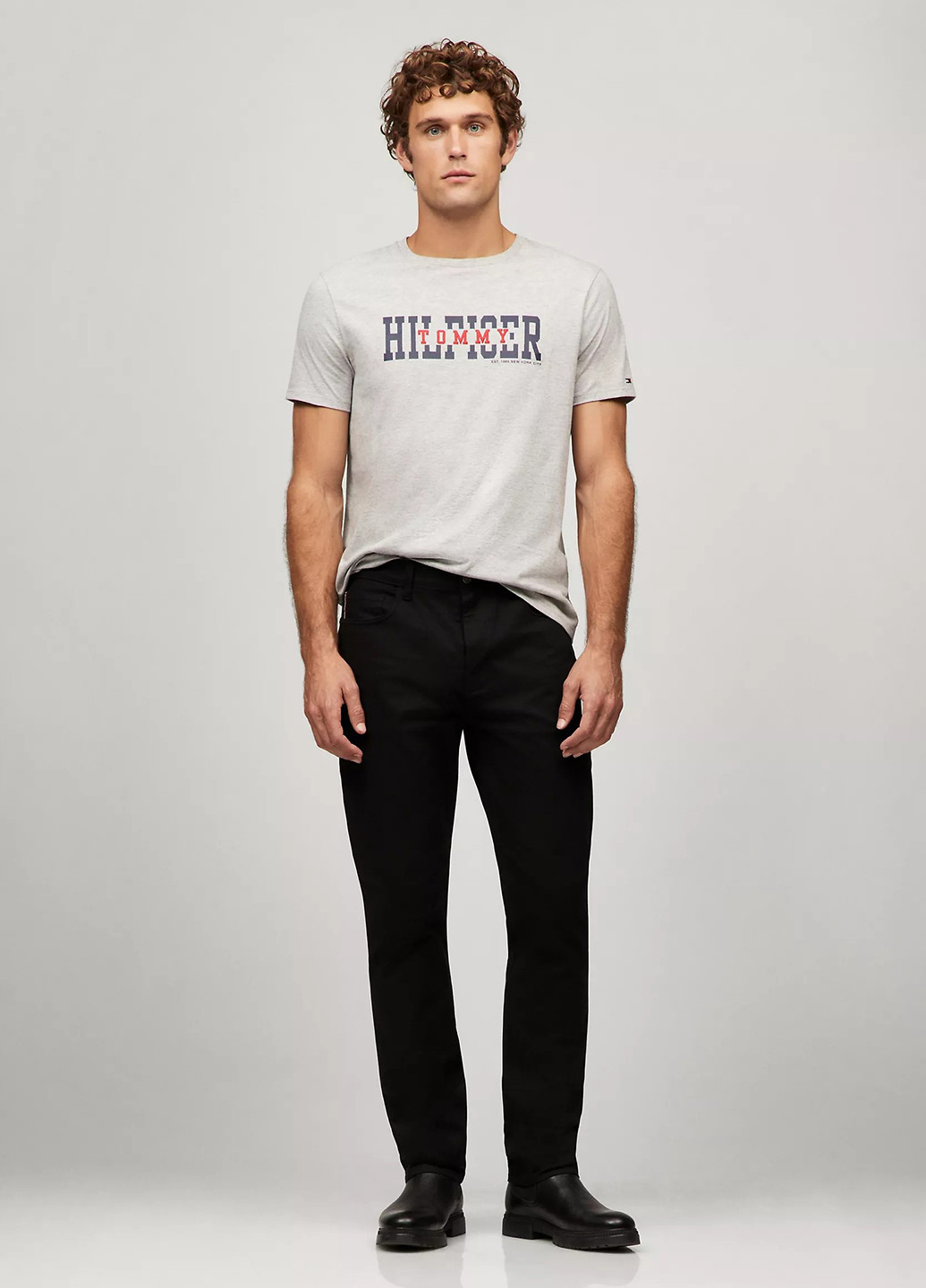 Сіра футболка Tommy Hilfiger