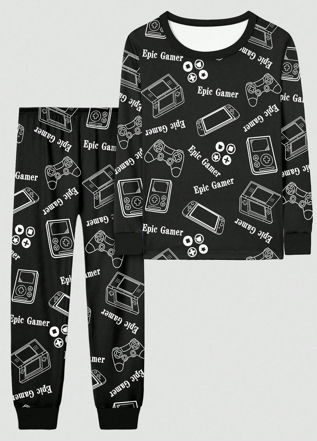 Комбинированная всесезон пижама (лонгслив, брюки) лонгслив + брюки SHEIN