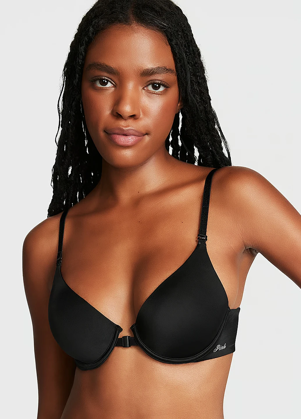 Чорний демісезонний комплект (бюстгальтер, трусики) Victoria's Secret
