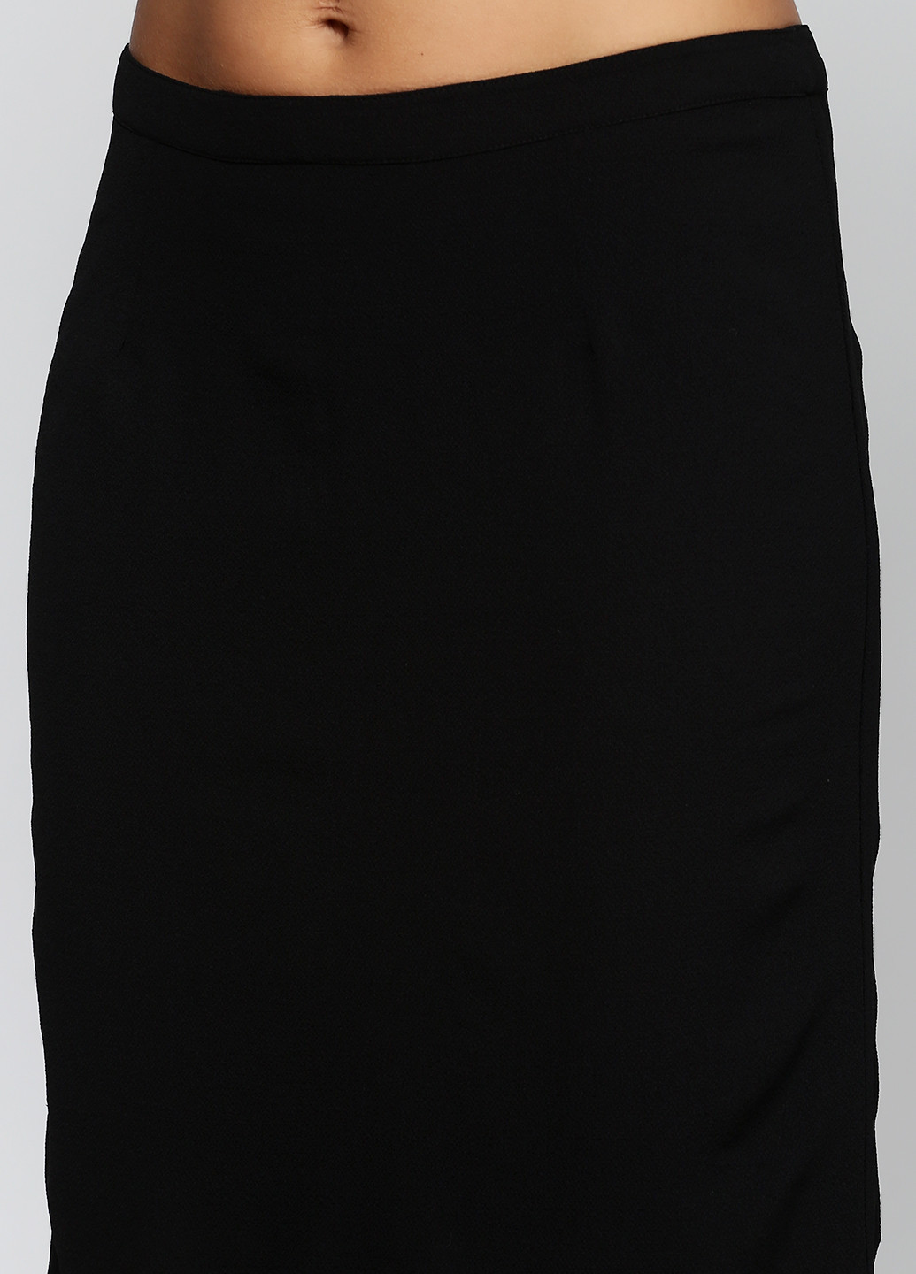 Черная кэжуал однотонная юбка Micha мини