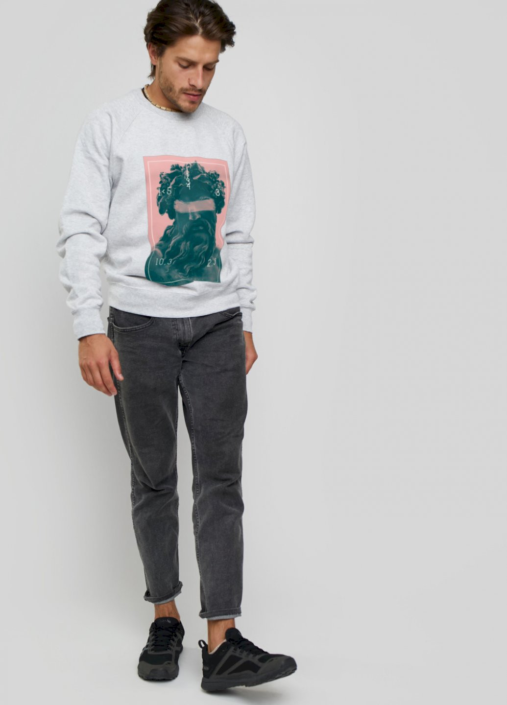 Сірий світшот YAPPI (198688788)