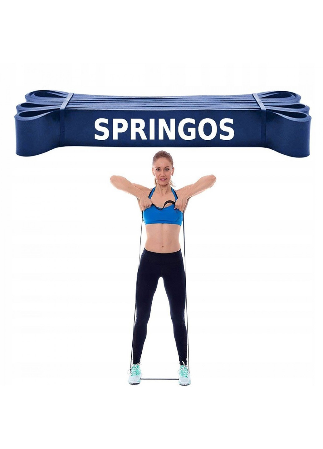 Резиновая петля 210х6,4х0,4 см Springos (224161306)